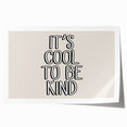 It's Cool to Be Kind Boys Room Wall Art – Kids Wall Art Prints