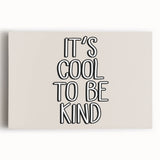 It's Cool to Be Kind Boys Room Wall Art – Kids Wall Art Prints