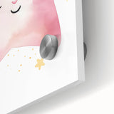 Smiling Star Girls Room Wall Art – Celestial Nursery Print