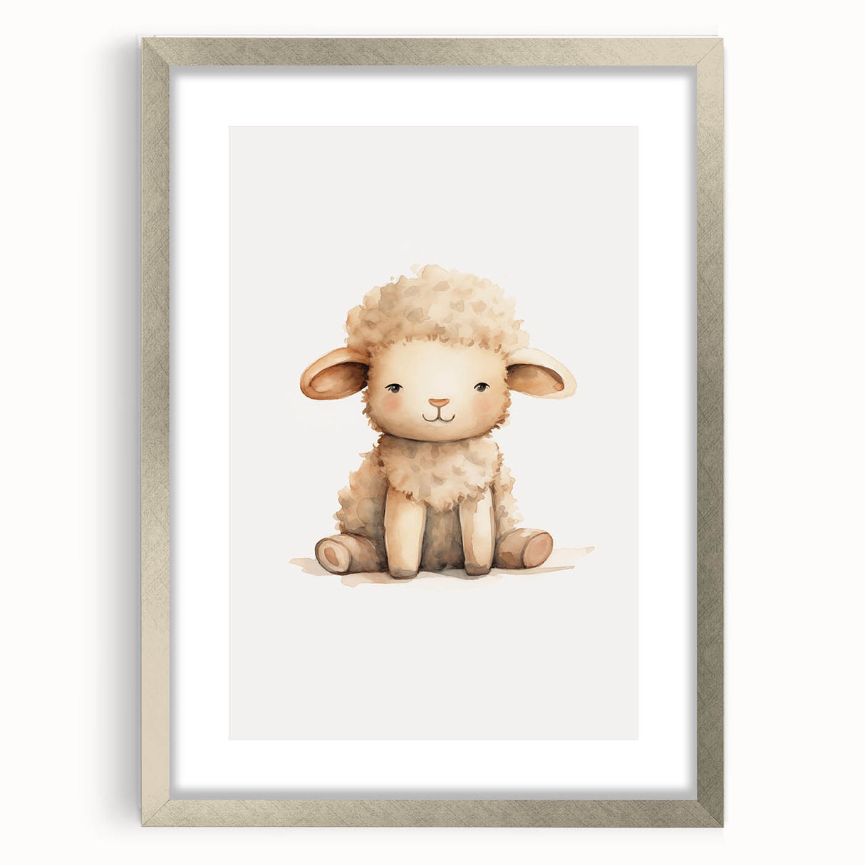 Adorable Lamb Nursery Wall Art – Baby Room Decor & Kids Prints