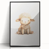 Adorable Lamb Nursery Wall Art – Baby Room Decor & Kids Prints