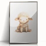 Adorable Lamb Nursery Wall Art – Baby Room Decor & Kids Prints