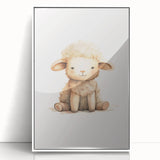 Adorable Lamb Nursery Wall Art – Baby Room Decor & Kids Prints