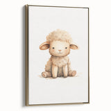 Adorable Lamb Nursery Wall Art – Baby Room Decor & Kids Prints