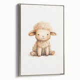 Adorable Lamb Nursery Wall Art – Baby Room Decor & Kids Prints
