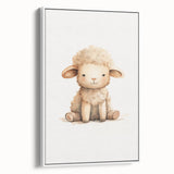 Adorable Lamb Nursery Wall Art – Baby Room Decor & Kids Prints