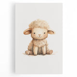 Adorable Lamb Nursery Wall Art – Baby Room Decor & Kids Prints