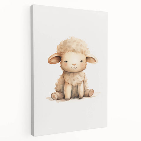 Adorable Lamb Nursery Wall Art – Baby Room Decor & Kids Prints