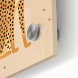 Framed Canvas Art for Children - Cheetah Nursery Wall Print