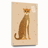 Framed Canvas Art for Children - Cheetah Nursery Wall Print