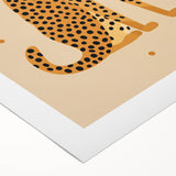 Framed Canvas Art for Children - Cheetah Nursery Wall Print