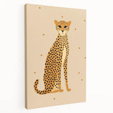 Framed Canvas Art for Children - Cheetah Nursery Wall Print