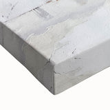 Close-up of a stretched canvas showcasing a vibrant landscape barn wall art design, featuring rich colors and intricate details, perfect for rustic home decor.