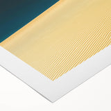 Dunes landscape rolled canvas art showcasing soft beige and golden hues, ideal for home decor, elegantly packaged in a protective cardboard tube.
