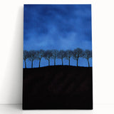 Stretched canvas artwork showcasing vibrant landscapes with lush green fields and a serene blue sky, perfect for adding a natural touch to home decor.