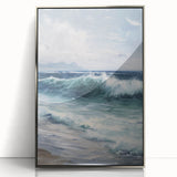 Framed acrylic artwork showcasing a serene landscape scene with vibrant colors and intricate details, ideal for home decor and wall enhancement.