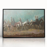 Exotic Riders - Dynamic Modern Art Print of Horsemen by Cyprián Majerník