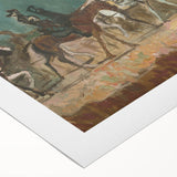 Exotic Riders - Dynamic Modern Art Print of Horsemen by Cyprián Majerník