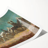 Exotic Riders - Dynamic Modern Art Print of Horsemen by Cyprián Majerník