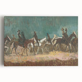 Exotic Riders - Dynamic Modern Art Print of Horsemen by Cyprián Majerník