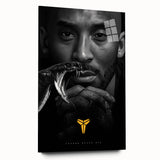 Urban Chic Pop Art Wall Art – Bold Black, White, and Yellow Canvas