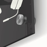 Gamer Headset Art Print – Minimalist Gaming Wall Decor