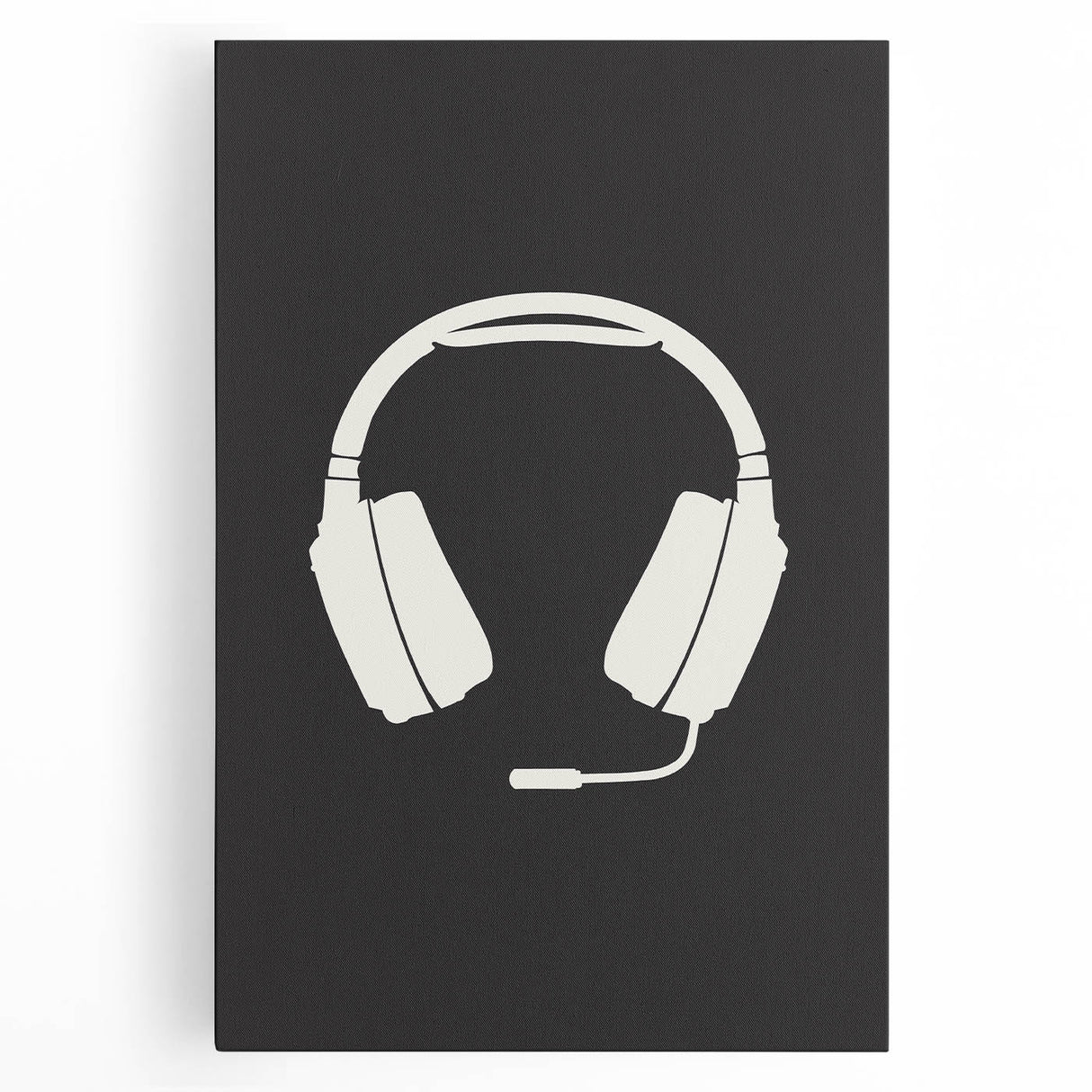 Gamer Headset Art Print – Minimalist Gaming Wall Decor