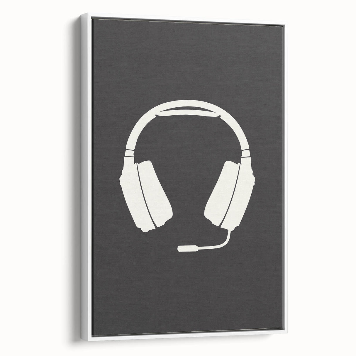 Gamer Headset Art Print – Minimalist Gaming Wall Decor