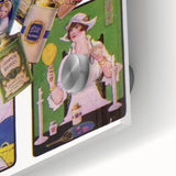 Vintage Colgate Talc Powder Poster - Classic Retro Ad Art