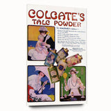 Vintage Colgate Talc Powder Poster - Classic Retro Ad Art