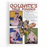 Vintage Colgate Talc Powder Poster - Classic Retro Ad Art
