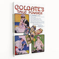 Vintage Colgate Talc Powder Poster - Classic Retro Ad Art