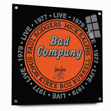 Bad Company Live 1977-1979 Poster – Retro Rock Wall Art