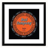 Bad Company Live 1977-1979 Poster – Retro Rock Wall Art