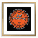 Bad Company Live 1977-1979 Poster – Retro Rock Wall Art