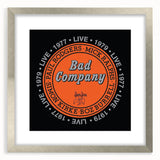 Bad Company Live 1977-1979 Poster – Retro Rock Wall Art