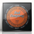 Bad Company Live 1977-1979 Poster – Retro Rock Wall Art