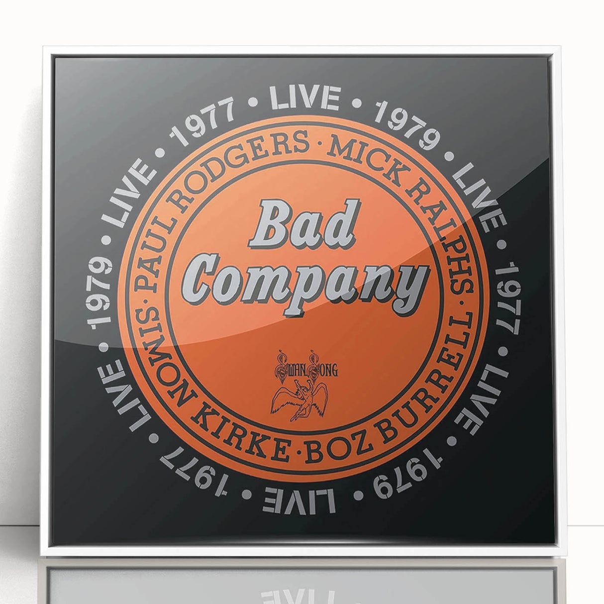Bad Company Live 1977-1979 Poster – Retro Rock Wall Art