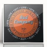 Bad Company Live 1977-1979 Poster – Retro Rock Wall Art