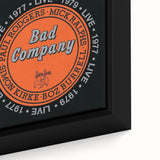 Bad Company Live 1977-1979 Poster – Retro Rock Wall Art