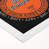 Bad Company Live 1977-1979 Poster – Retro Rock Wall Art