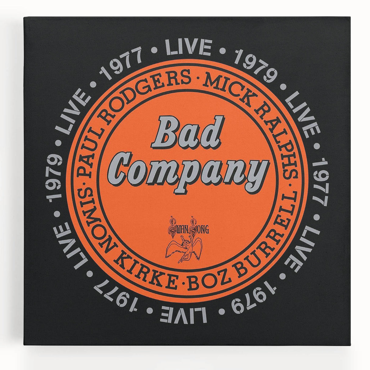 Bad Company Live 1977-1979 Poster – Retro Rock Wall Art