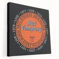 Bad Company Live 1977-1979 Poster – Retro Rock Wall Art