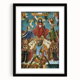 Renaissance Art Prints: Van Eyck's Crucifixion and Last Judgment Decor