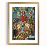 Renaissance Art Prints: Van Eyck's Crucifixion and Last Judgment Decor