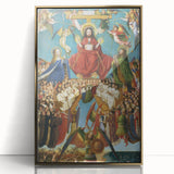 Renaissance Art Prints: Van Eyck's Crucifixion and Last Judgment Decor