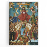 Renaissance Art Prints: Van Eyck's Crucifixion and Last Judgment Decor