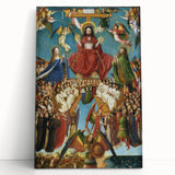 Renaissance Art Prints: Van Eyck's Crucifixion and Last Judgment Decor