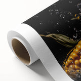 Golden Corn Splash Art – Dynamic Kitchen Food Photography Print