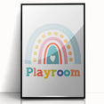 Playroom Rainbow Wall Art - Kids Educational Playroom Decor